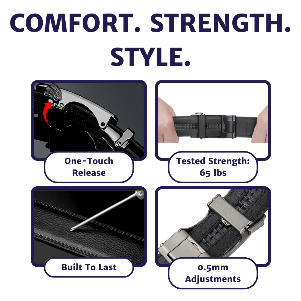 Flow — Self-Adjusting Automatic Buckle Belt